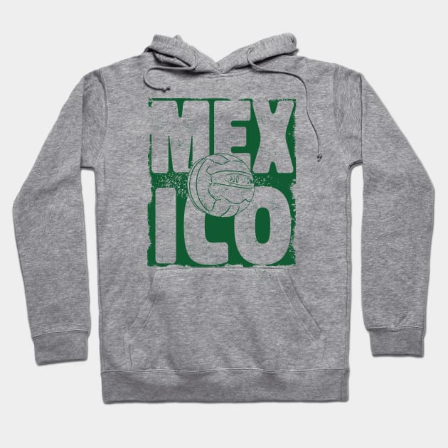 Vintage Mexican Football // Retro Mexico Soccer Hoodie by SLAG_Creative